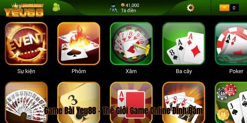 Game bài trực tuyến Yeu88